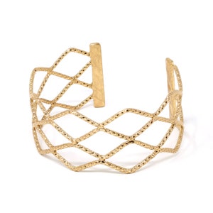 Cuff Bracelet Gold, Adjustable Bracelet Cuff, Chunky Bracelet, Modern Bracelet, Minimalist Cuff Bracelet Gold, Gift For Her, Simple Bracelet