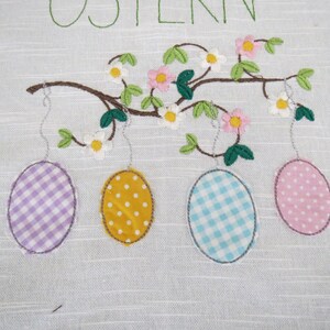 Easter tablecloth flower branch image 2