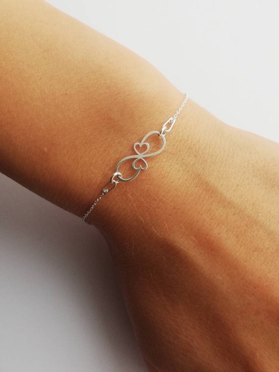 Jrêveinfini Bracciale Infinito Donna In Argento 925 – Simbolo Amore Eterno Con Zirconi AAA, Regolabile E Con Confezione Regalo