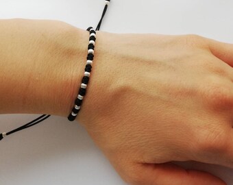 Gioielli delle tre sorelle, regalo per le quattro sorelle, braccialetto della migliore amica, gioielli dell'amicizia, braccialetto BFF, braccialetto a