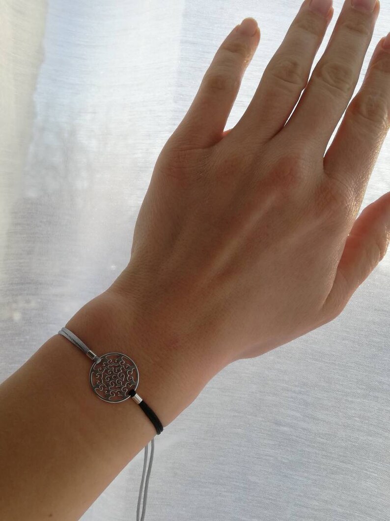 Mandala Spiritual Symbol Bracelet. Girl Power Bracelet. Etsy