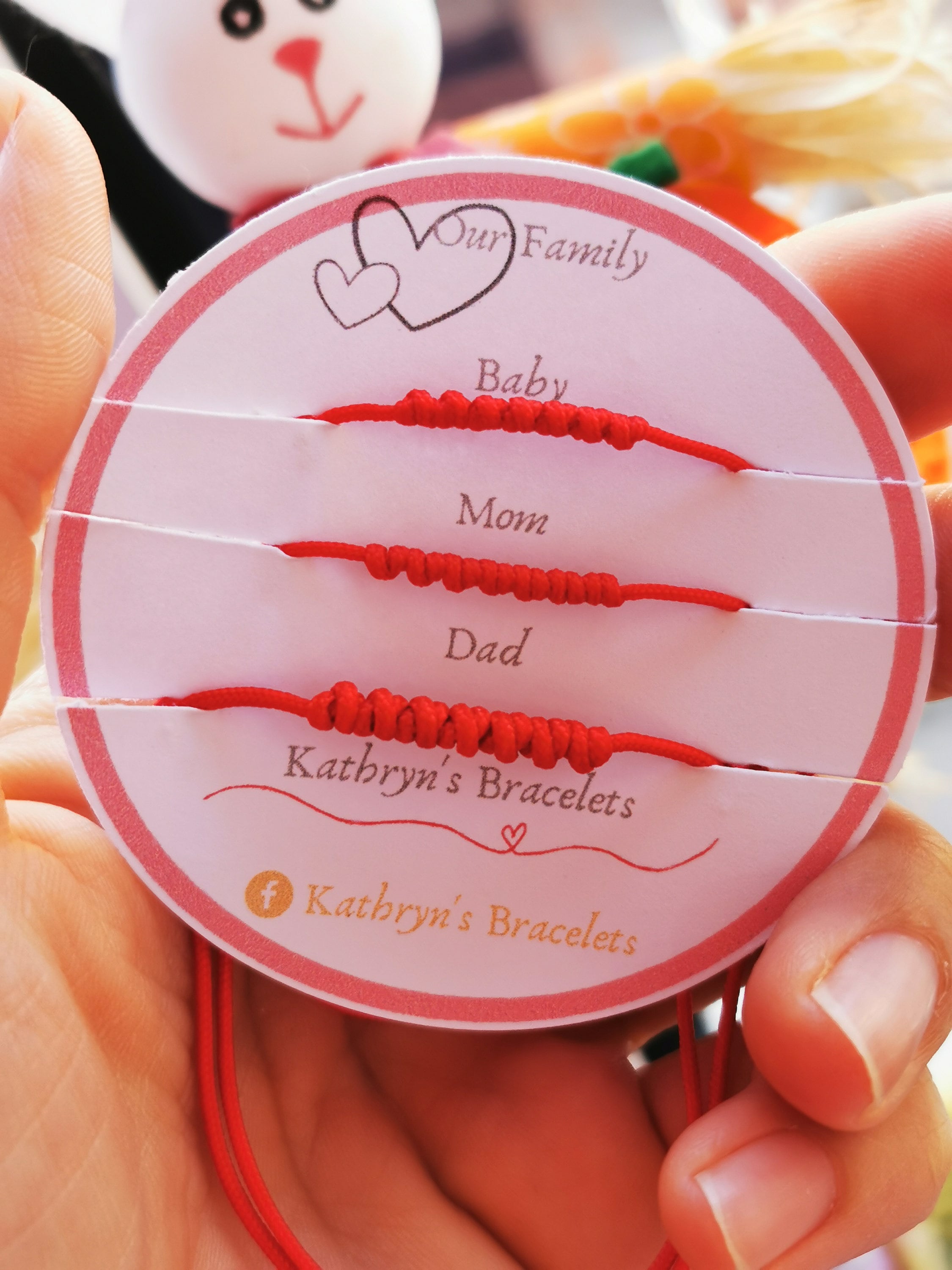 Braccialetti Portafortuna Corda Rossa A 7 Nodi - Per Famiglia E Amici, Regolabili E Con Simboli Di Protezione - Foto 11