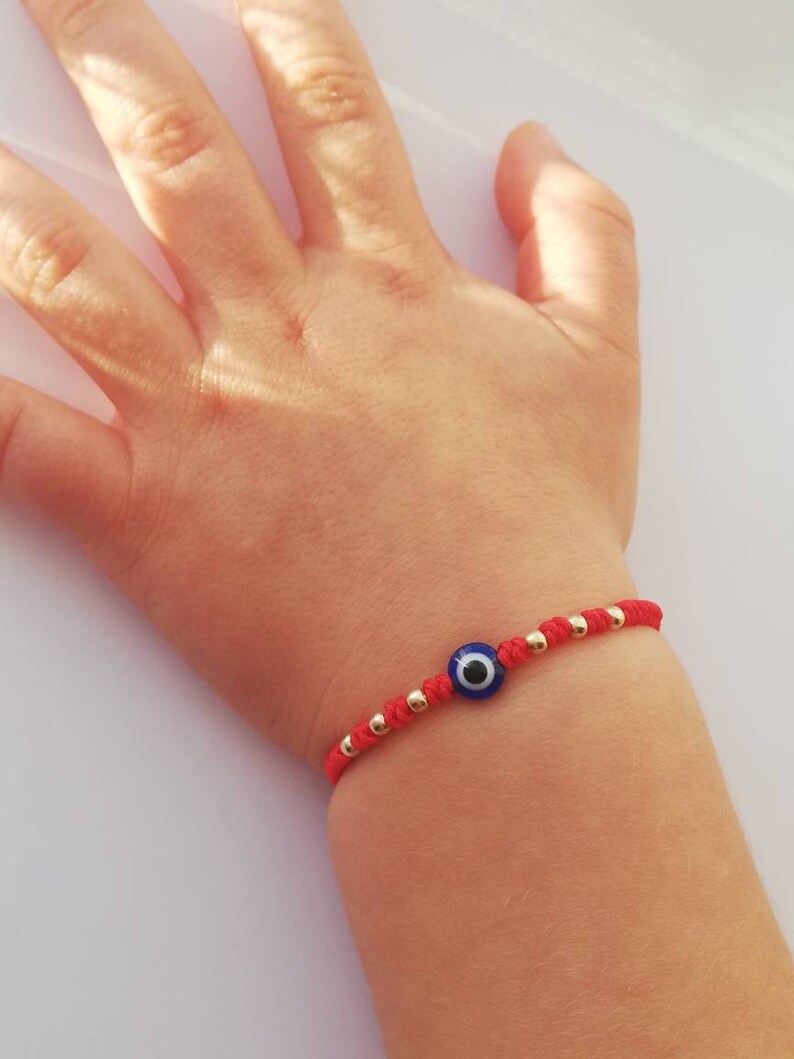 14k Gold Evil Eye Baby Bracelet. Gold Bracelet Newborn Baby Etsy