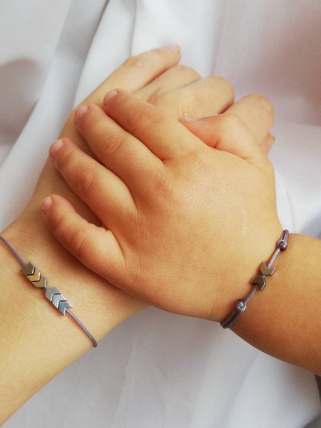 Buy Connection Mom and Baby Mommy and Me Bracelets Healing  Hematite Amulet for Mother and Protection String Amulet Mama Online 