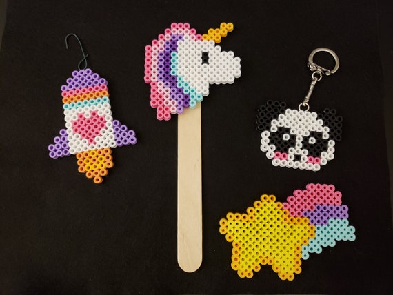 Licorne étoile Filante Fusée Panda En Perles à Repasser
