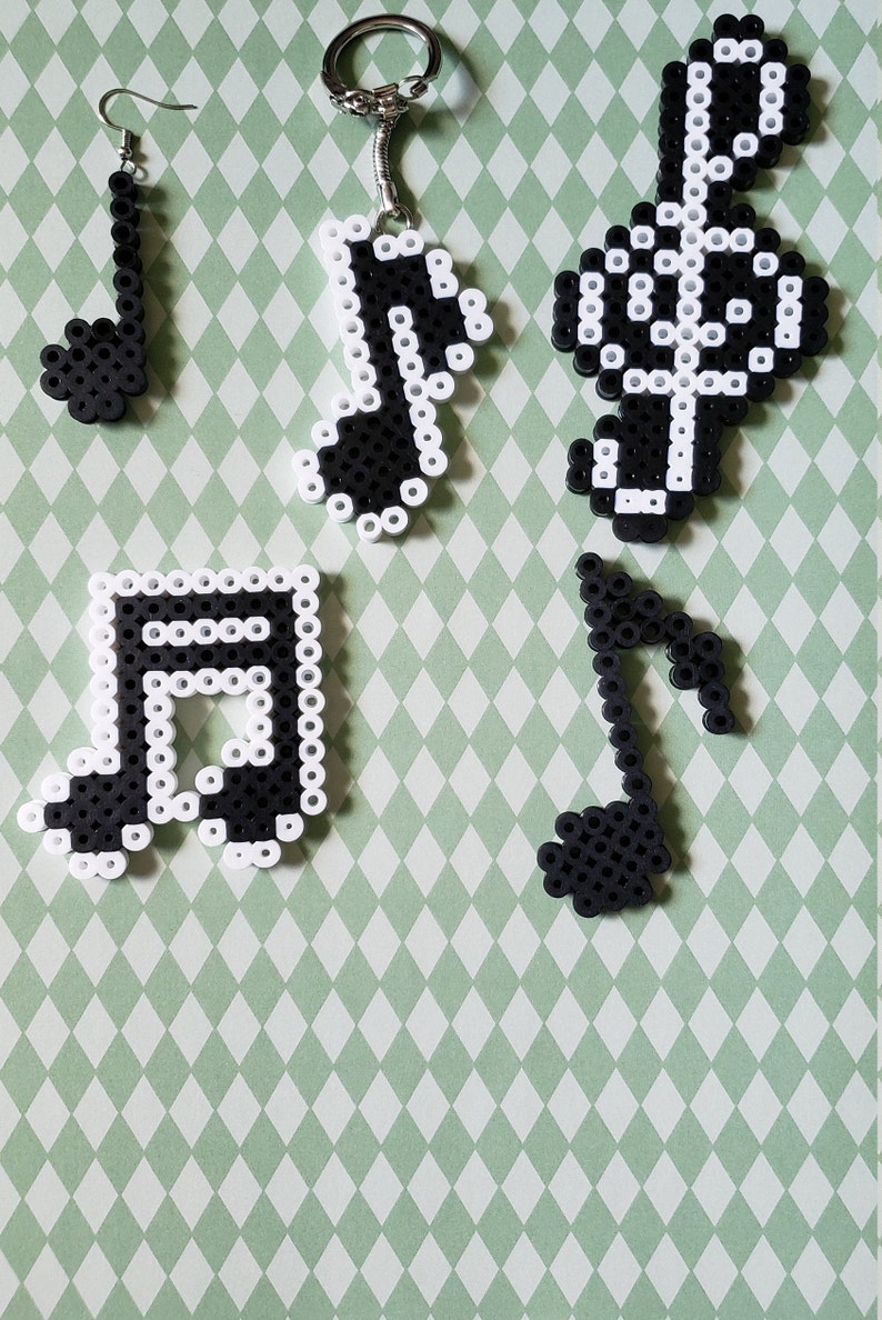 Perler Bead Musical Notes | Etsy