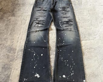 Vintage Y2K Levi's Engineered Jeans, Relaxed Fit, Wide Leg, Button