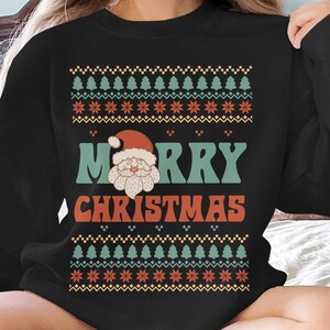 Sudadera navideña fea / Suéter navideño feo unisex / Camiseta navideña fea / Sudadera con capucha navideña divertida / Camisa navideña divertida