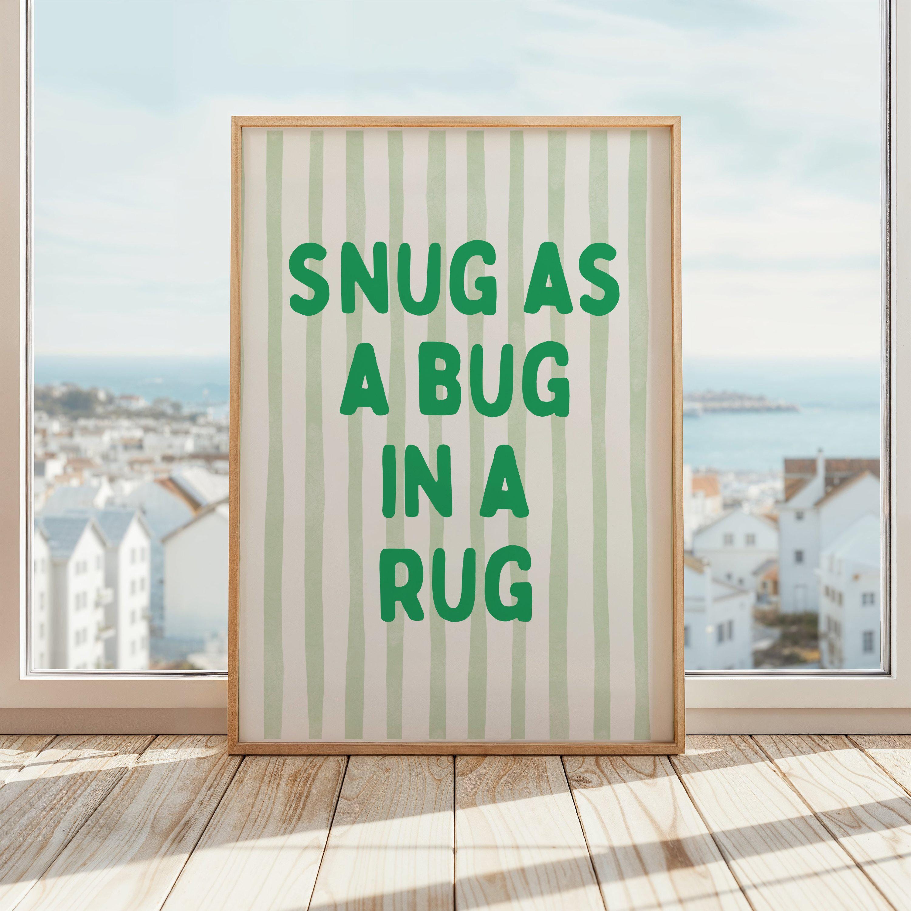 Snug as a Bug in Rug - Etsy