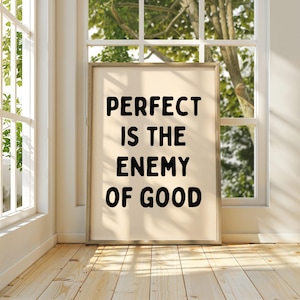 Motivational Wall Art, Minimalist Quote Print, Inspirational Home Decor, Modern Office Decor, Positive Message Poster