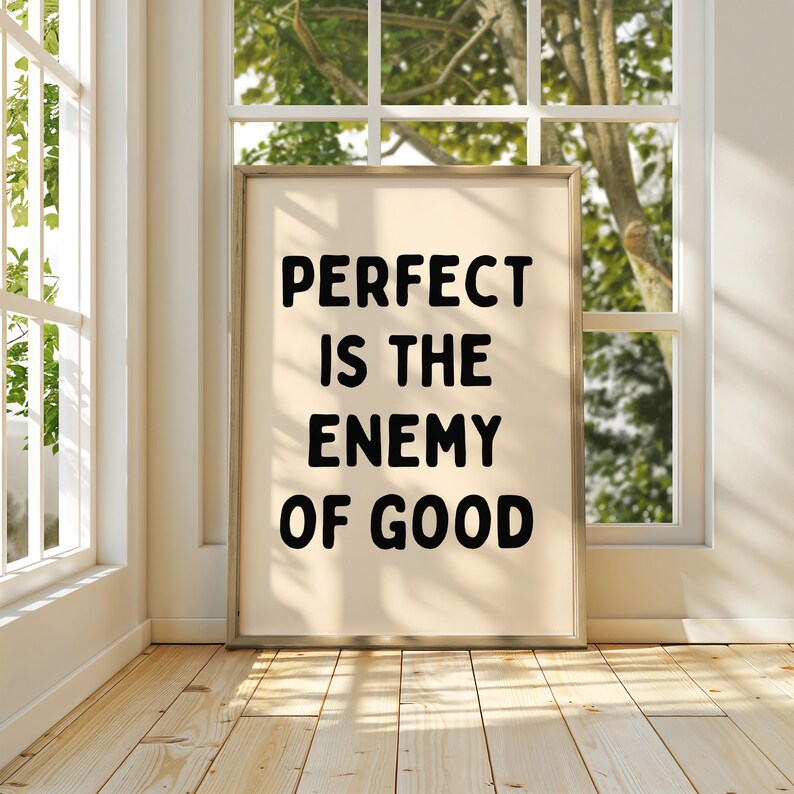Motivational Wall Art, Minimalist Quote Print, Inspirational Home Decor, Modern Office Decor, Positive Message Poster
