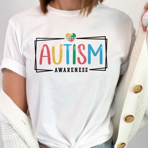 Autism Awareness Supportive T-Shirt, Unisex Autism Advocate Tee, Special Needs Parent Clothing, Autism Acceptance Graphic Shirt