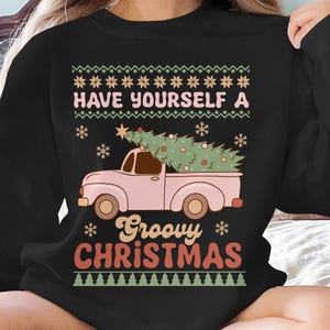 Disfruta de una sudadera navideña genial / Suéter navideño feo unisex / Camiseta navideña fea / Sudadera con capucha navideña divertida / Navidad divertida