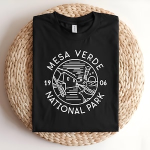 Mesa Verde National Park T-Shirts | Vintage 1906 Tee | Nature Lover Gift | Colorado Adventure | Hiking T-Shirt | Southwestern Design