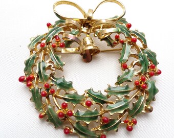 Weiss Christmas Tree Brooch 6 Six Candle Rhinestone Weiss Pin Etsy