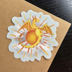 Sun Dragon Sticker