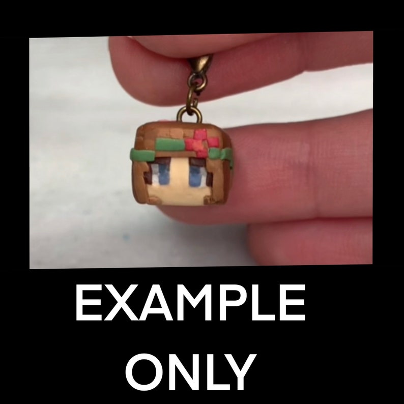 Custom Minecraft Head Etsy