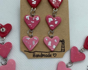 Heart Dangle Earrings