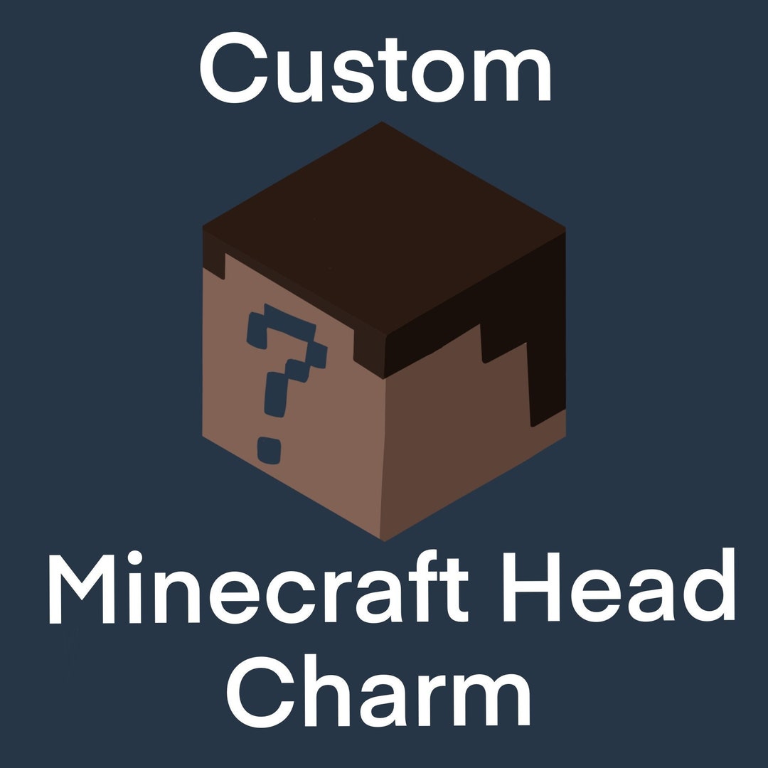 Custom Minecraft Head Etsy