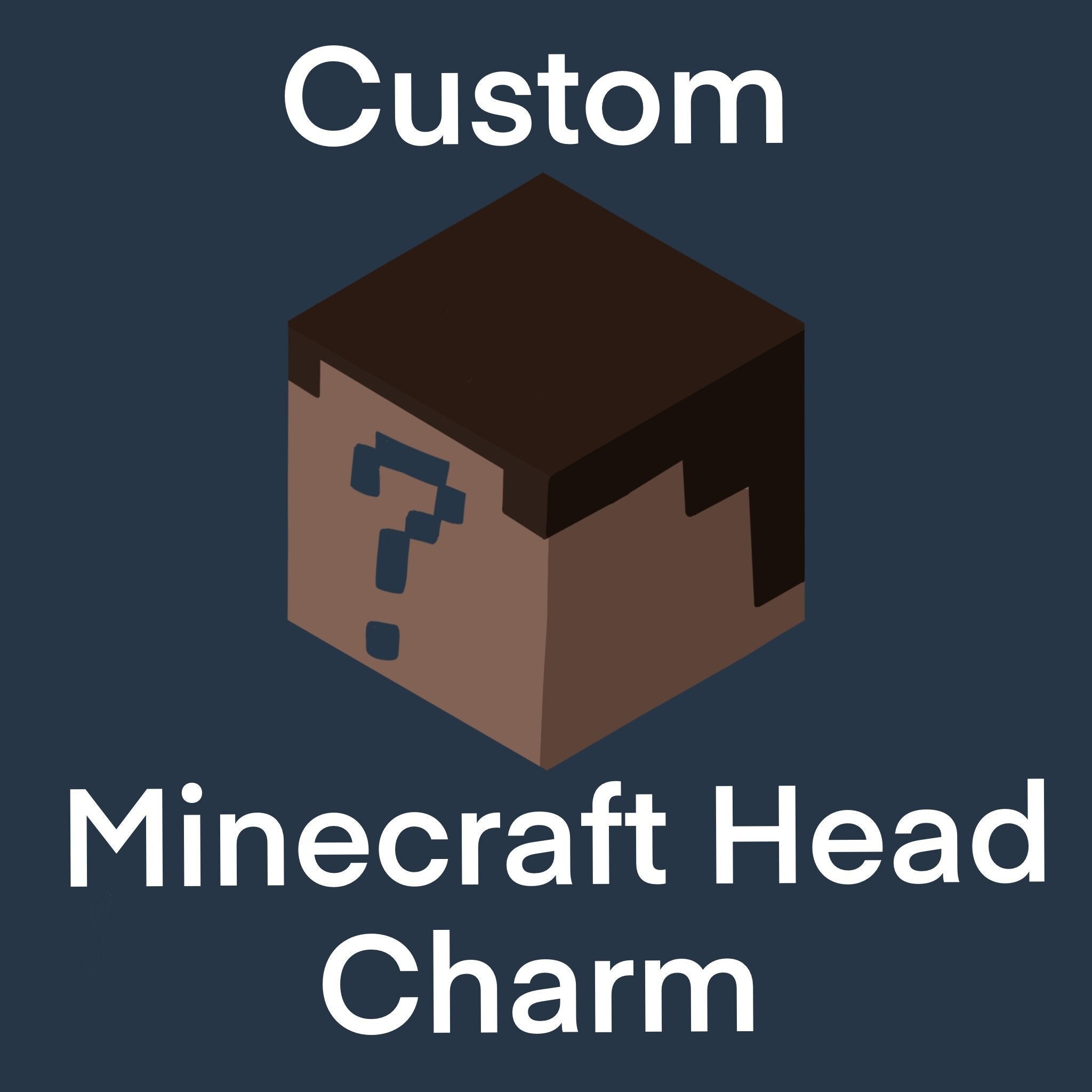 Custom Minecraft Head Etsy