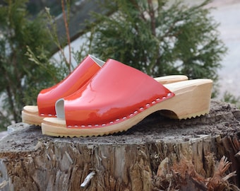 Lack Slip-In Sandale Clogs