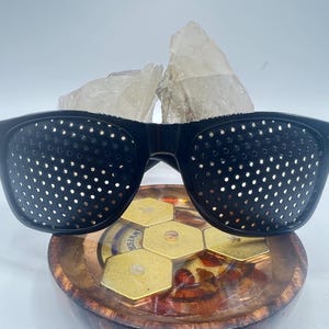 Black Starrrz                                           Pinhole Eye Exercise Glasses