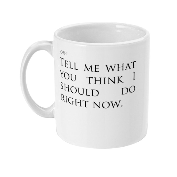 West Wing Inspired Secret Plan To Fight Inflation Quote Mug 2