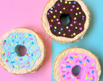Mini Donut Piñata, Party Decoration, Birthday Favor, Sprinkles Game