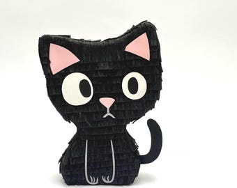 Cat Mini Piñata, Halloween Party Decoration