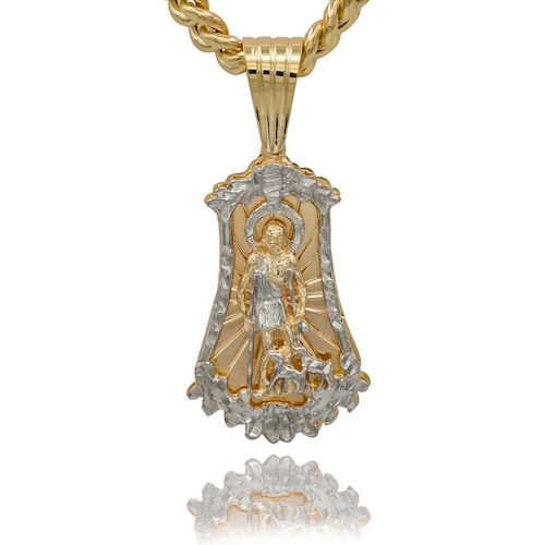 10k Yellow Solid Gold Saint Lazarus 