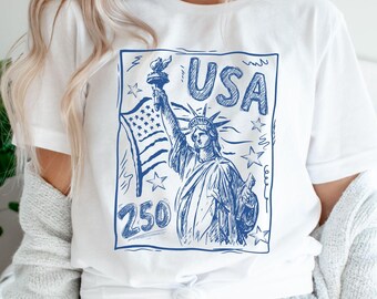 USA 250th Anniversary 4th of July Graphic Tee