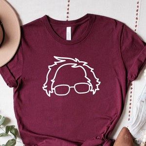 Bernie Sanders Shirt / President 2020 Tee / Bernie Hair / Bernie Sketch Drawing / Democrats Election Shirt / Women Men Unisex