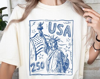 USA 250th Anniversary 4th of July Comfort Colors® Shirt