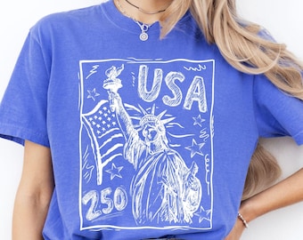USA 250th Anniversary 4th of July Comfort Colors® Shirt