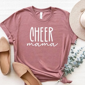 Cheer Mama Shirt / Cheerleading Mom Tee Shirt / Cheer Mom Tee / Women Unisex Plus Size