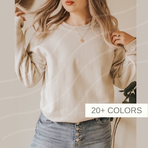 Gildan Heavy Blend 50/50 Blank Sweatshirt, Gildan Fleece Crewneck, Blank Crewneck Sweatshirt