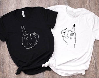 Bride and Groom Shirts / Married Couple Tees / Husband Wife Shirts / Anniversary / Matching Weddings Shirts / Unisex Men Women