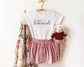 Tiny Feminist Shirt / Feminist Toddler Tee / Feminist Onesie / Feminist Kids Shirt / Unisex Boys Girls