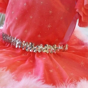 Christmas present dress, Toddler Girls Princess skater Size 2.Handmade in USA.