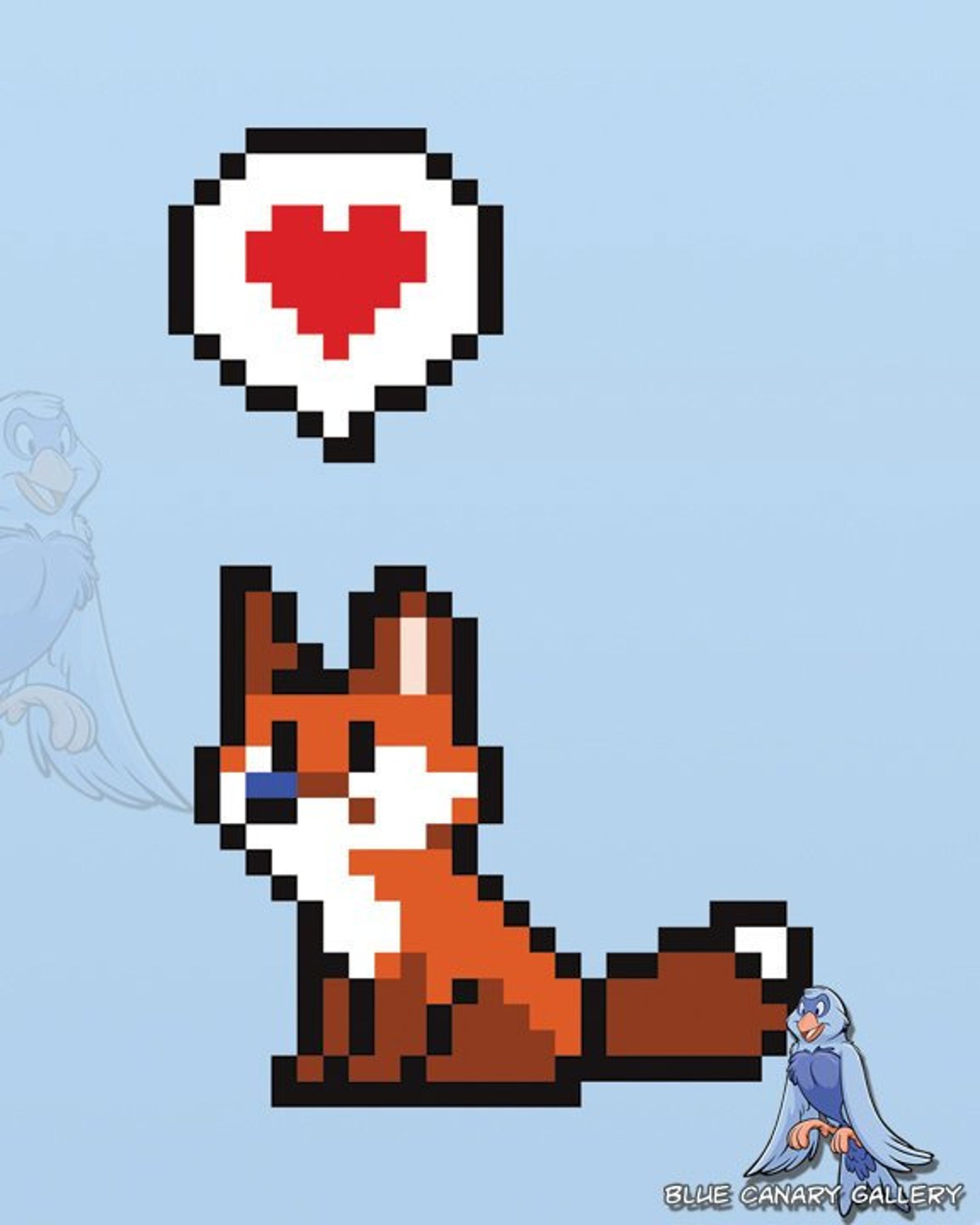 Pixel fox