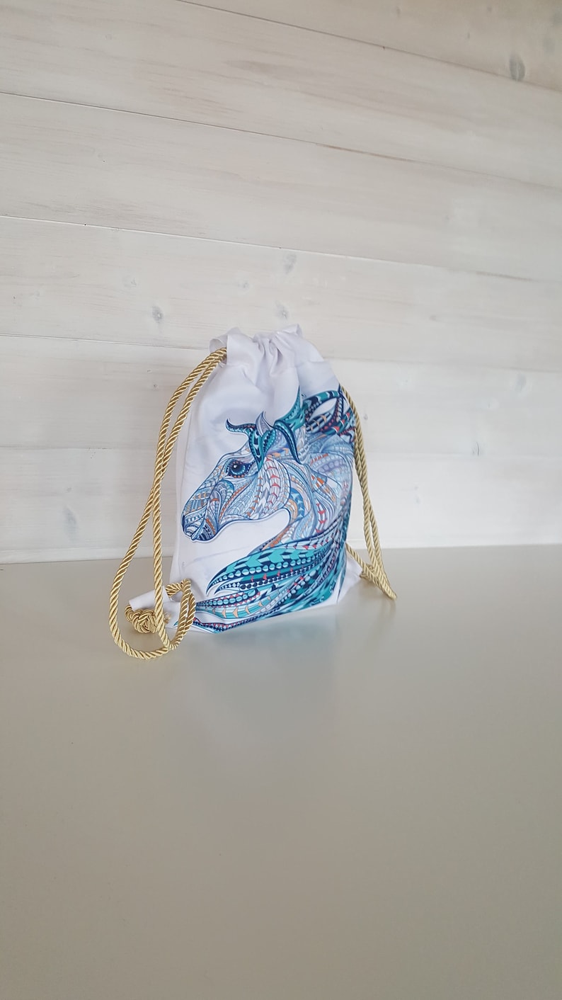 sackback gift for her present christmasgift horse, backpack Horse print rucksack backpack kids backpack