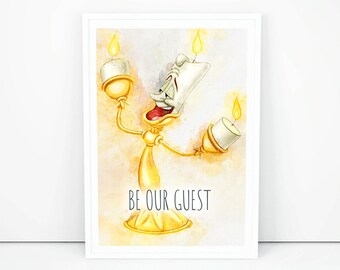 Cogsworth Und Lumiere Schonheit Und Das Biest Etsy