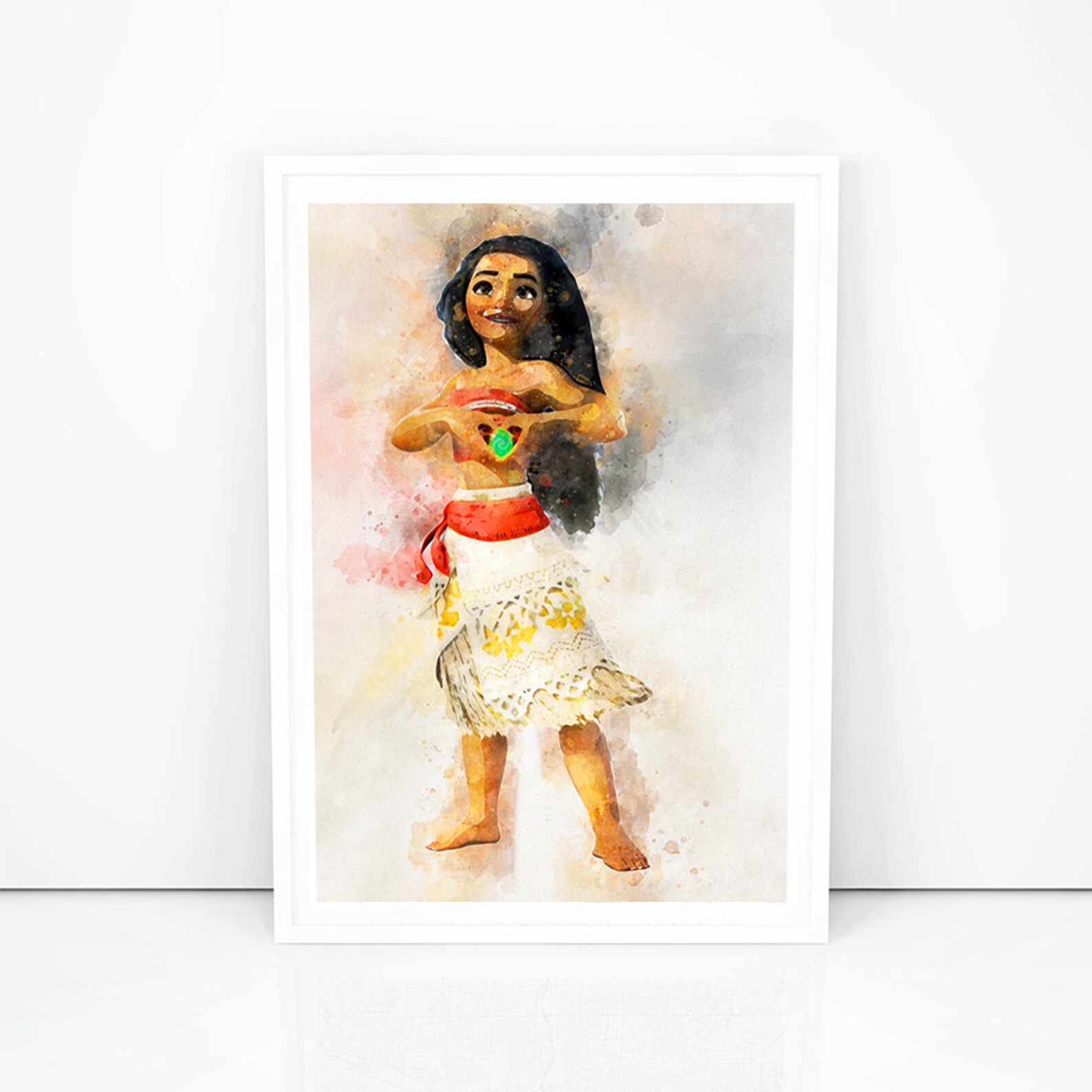 Moana print Moana poster Disney Princess Moana print Kids room | Etsy