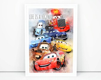 Disney Cars Imprimer Etsy France