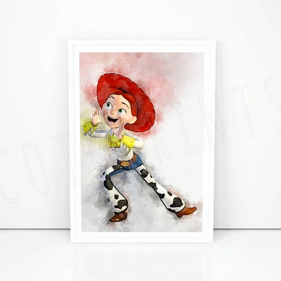 Toy Story Print Toy Story Poster Jessie Disney Print Decor Etsy