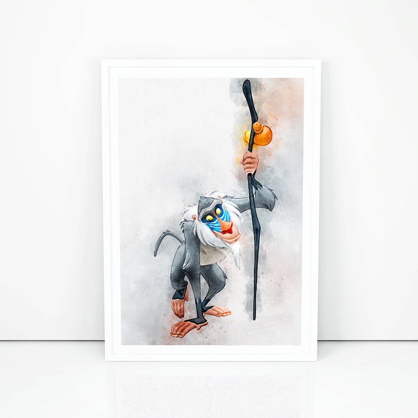 Lion King Print Rafiki Print Lion King Decor Disney Art - Etsy