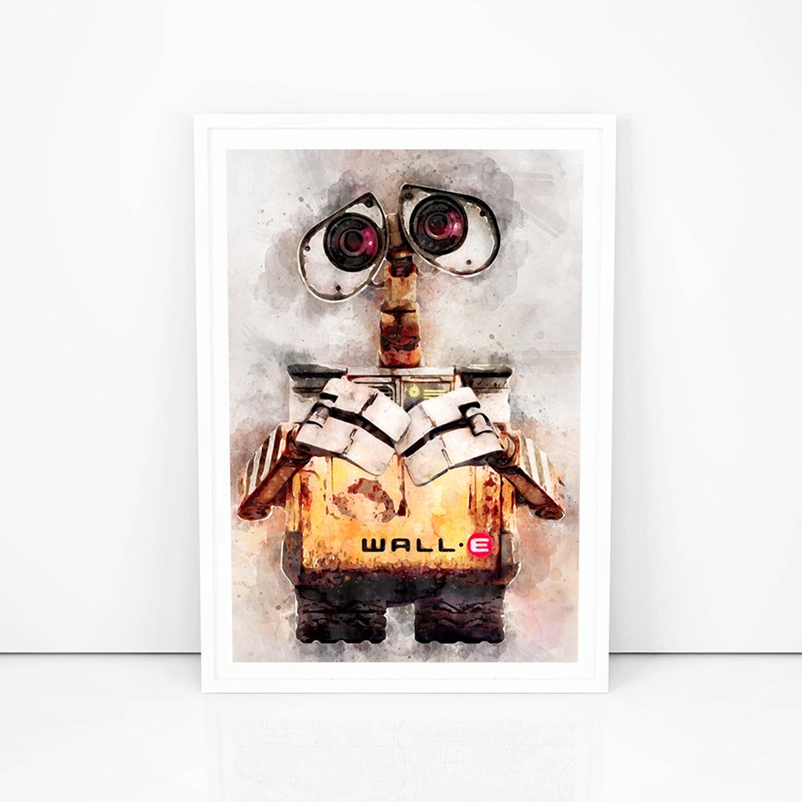 Walle Print Wall E Poster Wall E Robot Decor Walle Kids Room Etsy