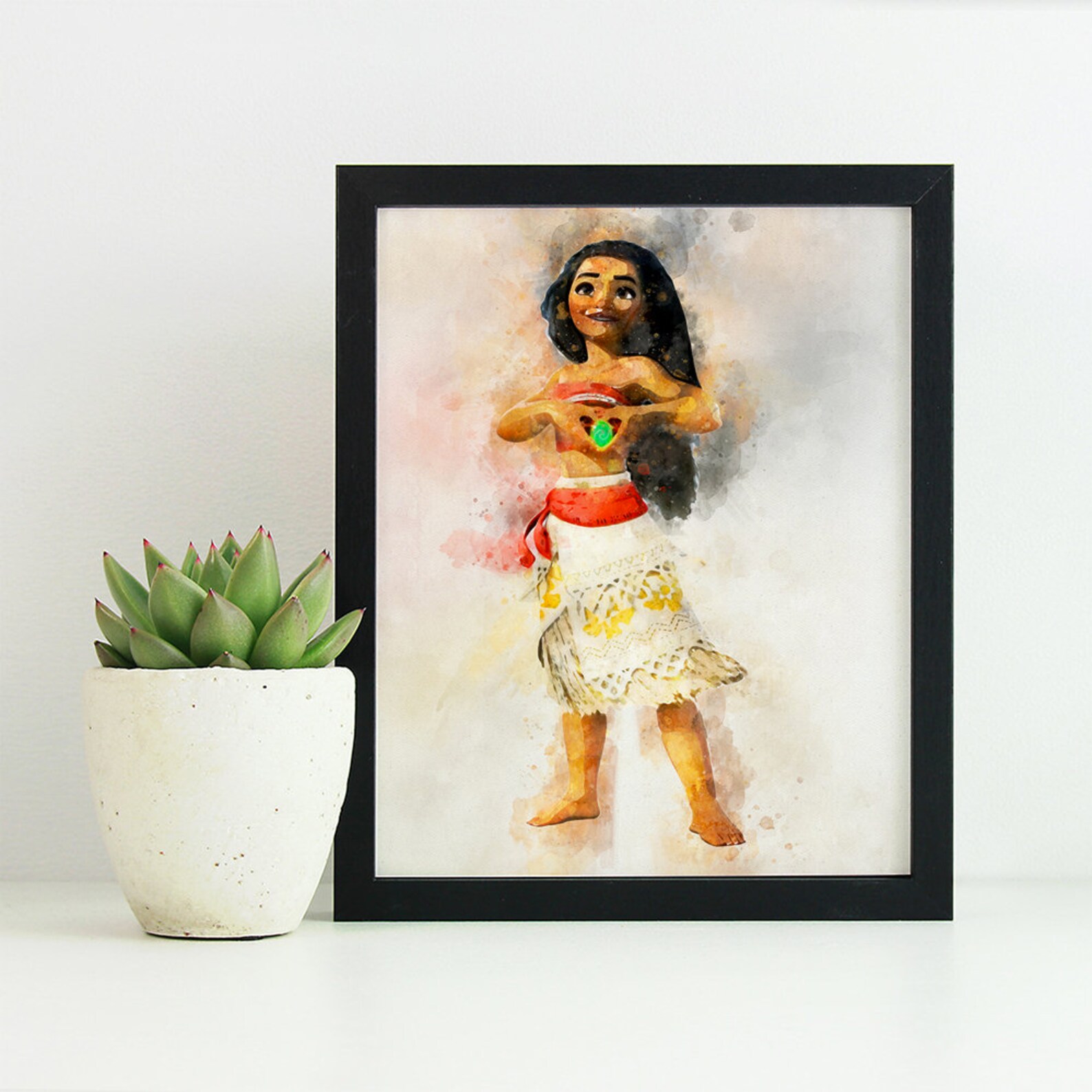 Moana print Moana poster Disney Princess Moana print Kids room | Etsy