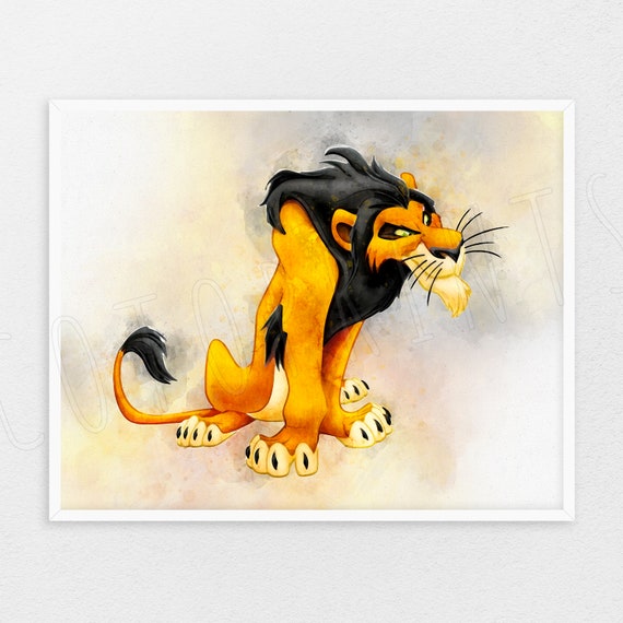 Lion King Villains Print Scar Lion King Poster Nursery Wall Etsy Lion King Villains Print Scar Lion King Poster Nursery Wall Etsy