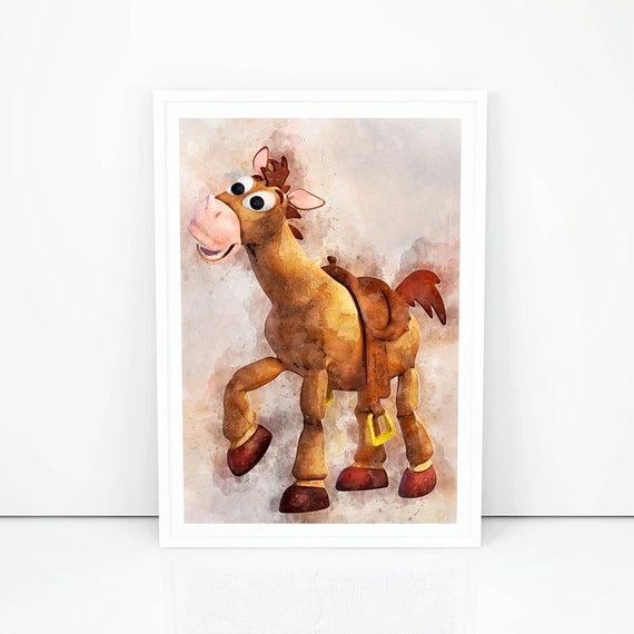 Toy Story Print Toy Story Print Sheriff Woody Horse Decor Kids Etsy